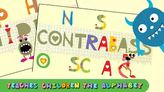 A-Z Learn about the English alphabet for toddlers – Funny and Crazy Animated Letters for Kids