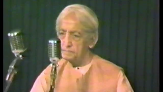 J. Krishnamurti - Calcutta (Kolkata) 1982 - Public Talk 3 - What is the nature...