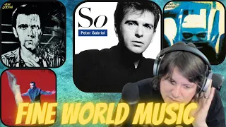 PETER GABRIEL REACTION: Games Without Frontiers /Shock The Monkey/ Sledgehammer/ Digging In The Dirt