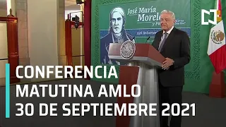 AMLO Conferencia Hoy / 30 de septiembre 2021