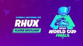 Fortnite World Cup Finals - Player Profile - Rhux