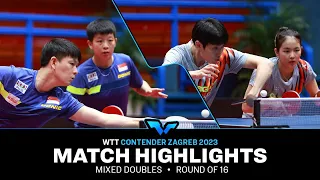 Zeng Jian/Chew Zhe Yu Clarence vs Kim Nayeong/Cho Daeseong | XD R16 | WTT Contender Zagreb 2023