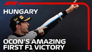 Esteban Ocon Claims Brilliant Maiden F1 Victory | 2021 Hungarian Grand Prix