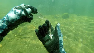 I Found Jesus While Metal Detecting Underwater in ARIZONA OASIS!