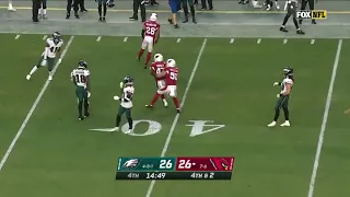 Kicker Throws Great Pass During Fake Punt Cardinals Vs Eagles NFL Football Highlights 2020