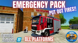 EMERGENCY PACK - FIRST LOOK - Farming Simulator 22