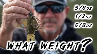 How to Choose the jig Weight | Randall Tharp