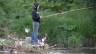 Любимый КОТ РЫБАКА рыбачит вместе с хозяином (Приколы на рыбалке 2016).