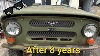 Russian UAZ comes to life after 8 years