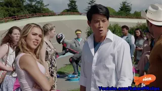 Power Rangers Super Ninja Steel Ep 7 - The Need for Speed - Giving the trophy back