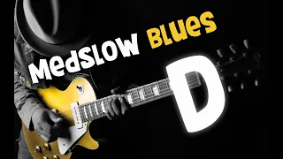 Blues Backing Track Jam - Ice B. - Medslow Blues  in D