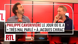 Philippe Caverivière a "très mal parlé" à Jacques Chirac au téléphone