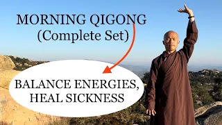 BALANCE ENERGIES, HEAL SICKNESS | Morning Qigong Daily Routine | Baduanjin (Complete Set)