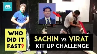 SACHIN vs VIRAT - The KITUP challenge !!! Who won ?