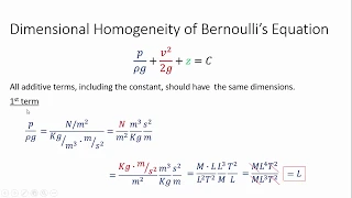 Dimensional Homogeneity | Dimensional Analysis | Fluid Mechanics