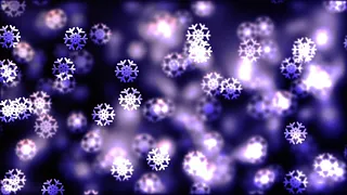 Two-hour relaxing screensaver with nice falling snowflakes