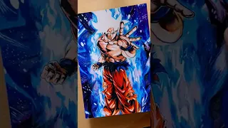 Drawing Goku Mastered Ultra Instinct 🔥 #shorts