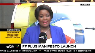 DISCUSSION: FF-Plus election manifesto launch