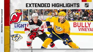 New Jersey Devils vs. Nashville Predators Jan 26, 2023 HIGHLIGHTS