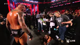 Randy Orton utterly dismantles Seth Rollins: Raw, March 9, 2015