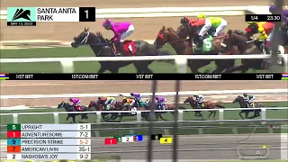 Nashoba’s Joy wins Race 1 on Friday, May 12 at Santa Anita Park