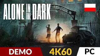 Alone in the Dark PL 2023 🌒 DEMO 🔦 Horrorowy klasyk powraca! | Gameplay po polsku 4K
