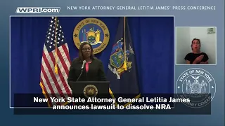 VIDEO NOW: NY Attorney General announces lawsuit to dissolve NRA