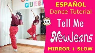 NewJeans (뉴진스) - Tell Me | ESPAÑOL Dance Tutorial | MIRROR + SLOW | Sarai Gwiyomi