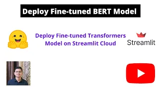 Deploy Fine Tuned BERT or Transformers model on Streamlit Cloud #nlp #bert #transformers #streamlit