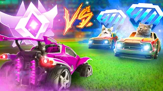 2 DIAMOND SPIELER vs CHAMPION! 😳 | Rocket League