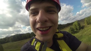 WS RopeJump  High Voltage  Прыжки с веревкой Камущи, роупджампинг  by GoPro MSK RU