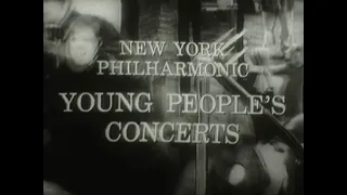 1964, TELECINE, "WHAT IS AMERICAN MUSIC", PT2, NEW YORK PHILHARMONIC, YOUNG PEOPLE'S CONCERTS