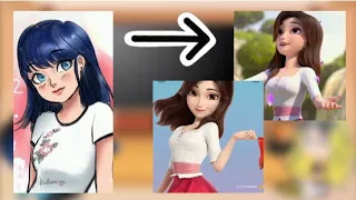 MLB react to Marinette as Red Shoes||{Requested}||Gacha||Miraculous ladybug||