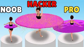 NOOB vs PRO vs HACKER in Ballerina 3D