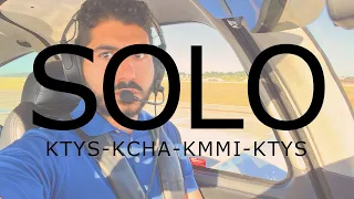 Flying Cross Country SOLO for the first time - Cirrus SR20 Perspective Plus