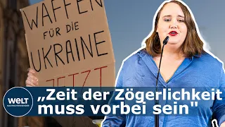 SITZUNG DES GRÜNEN-PARTEITAGS: Ricarda Lang - Bei Hilfe für die Ukraine auf keinen Fall nachlassen