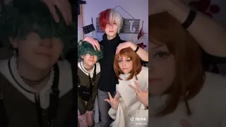 Todoroki , deku and uraraka chilling in Christmas 🌲⛄|•| my hero academia cosplay|•| Tododekuchaco