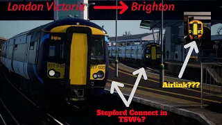 SCR ON TSW?? Full Run from London Victoria to Brighton Class 377 TSW4