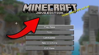 This Mod turns Minecraft Java into Console Edition