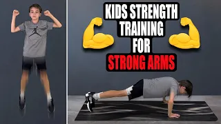 GET STRONG ARMS  (Kids Strength Exercises for STRONG ARMS AND UPPER BODY)