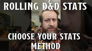 Rolling D&D Stats: Choose Your Own Method!