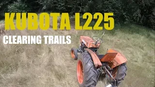 Kubota L225 Working In The Woods