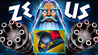 x3 Divine Rapiers + Parasma Right Click Zeus Insane Damage Max attack Speed Dota 2