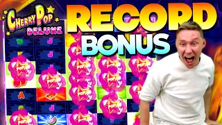 INSANE MEGA WIN ON CHERRY POP DELUXE SLOT!!!