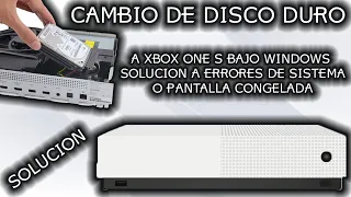 Xbox One no actualiza, se congela la pantalla!! (Solución) cambio de disco duro Xbox one S