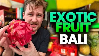 Trying EXOTIC Fruit in Bali 🇮🇩 Indonesia