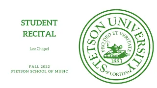 Student Recital- 9/15/22, Lee Chapel