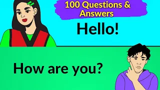 100 English Questions & Answers  for Beginners ✅ Learn English Speaking ✅