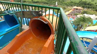 Kamikaze Slide at Thermas dos Laranjais São Paulo, Brazil.