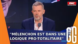 Éric Naulleau, auteur d'un livre sur Jean-Luc Mélenchon, face aux GG